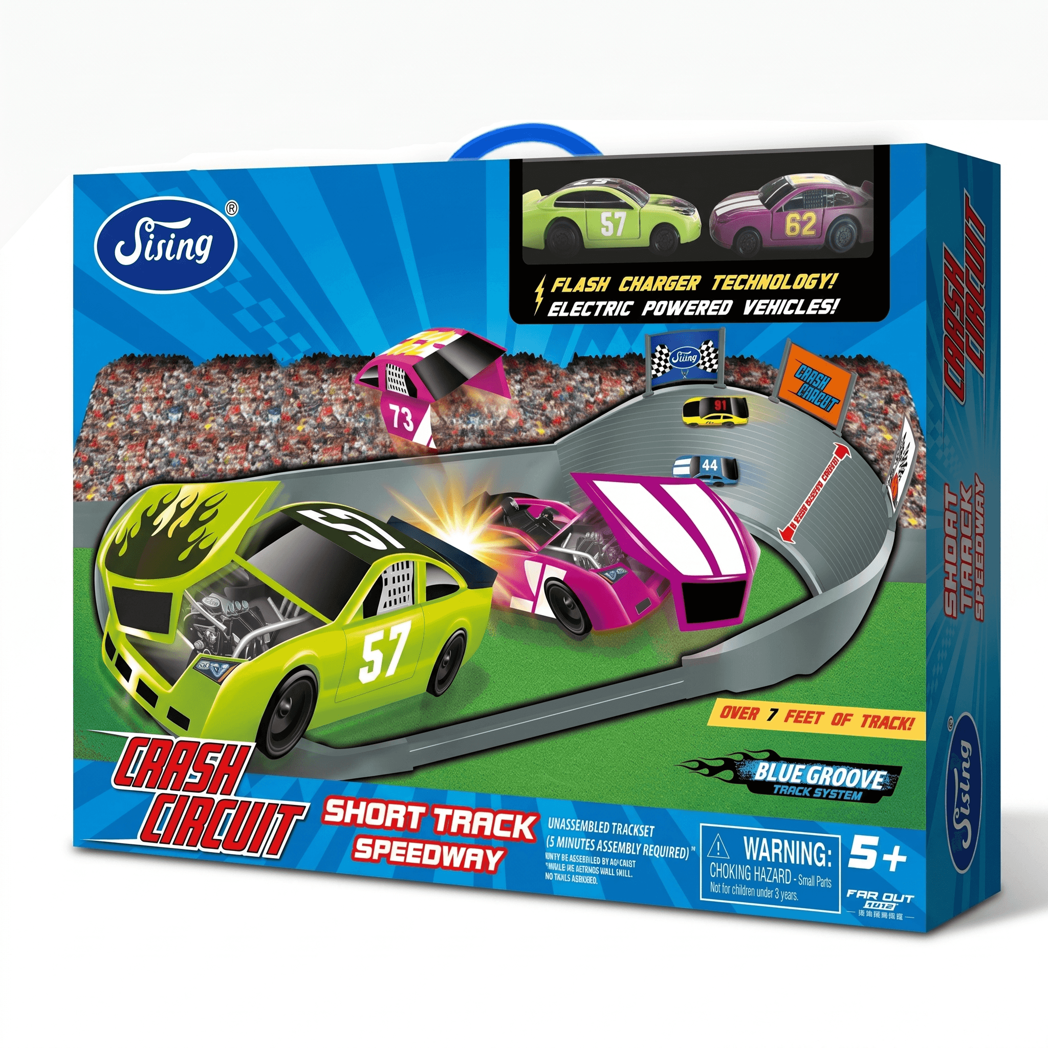 Figure Circuit Short Track Speedway With Cars for kids in Kuwait
